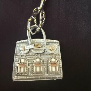 Brand new Silver bag charm /airpod case